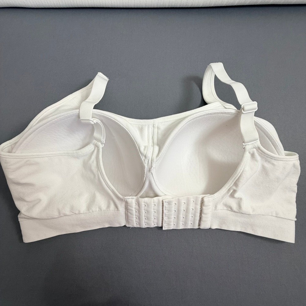 Shapermint Women Scoop Neck Bra 2XL White Wireless Seamless Athleisure Everyday - Picture 5 of 7